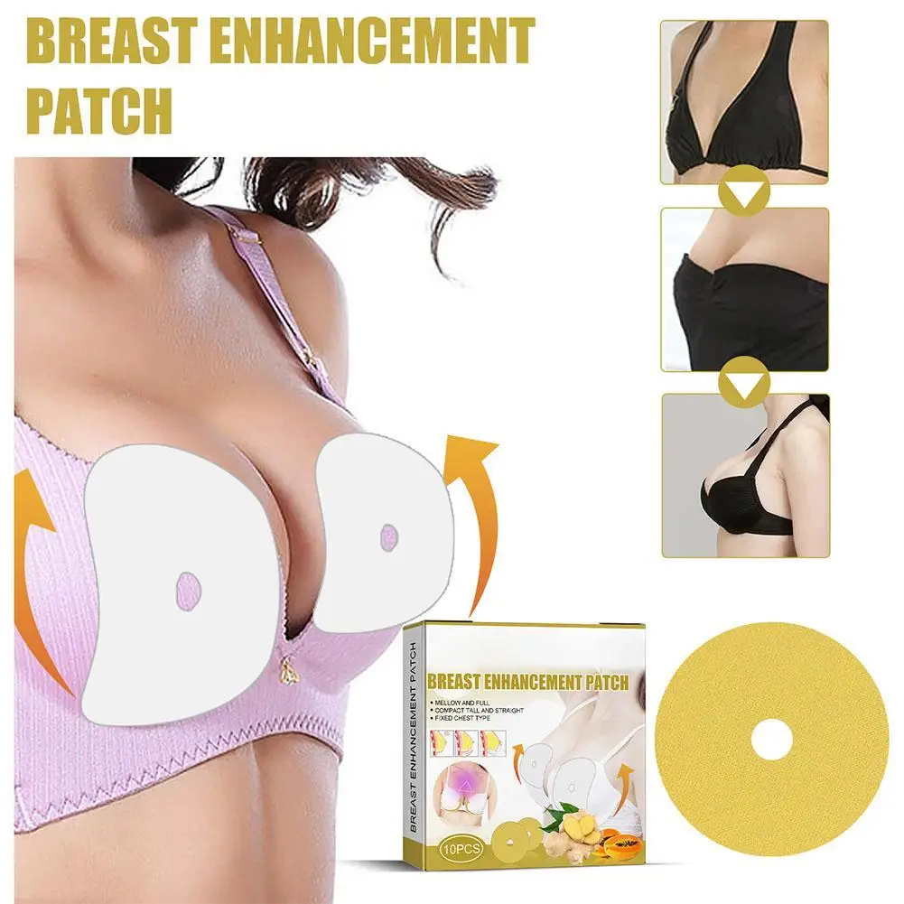 10Pcs Secret Anti-sagging Breast Lifter Enhancer Patch Chest Enhancement Pads Augmentation Firming Bust Treatment