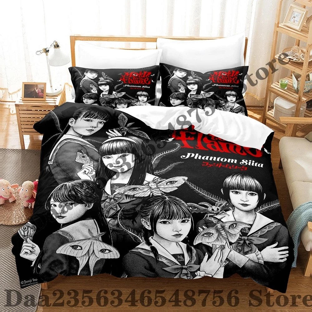 2025 Phantom Siita Bedding Set Single Twin Full Queen King Size Bed Set Adult Kid Bedroom Duvetcover Sets Anime Bed Sheet Set 4