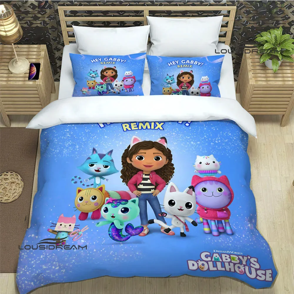 G-Gabby's Dollhouse Bedding Sets exquisite bed supplies set duvet cover bed comforter set bedding set luxury birthday gift 5