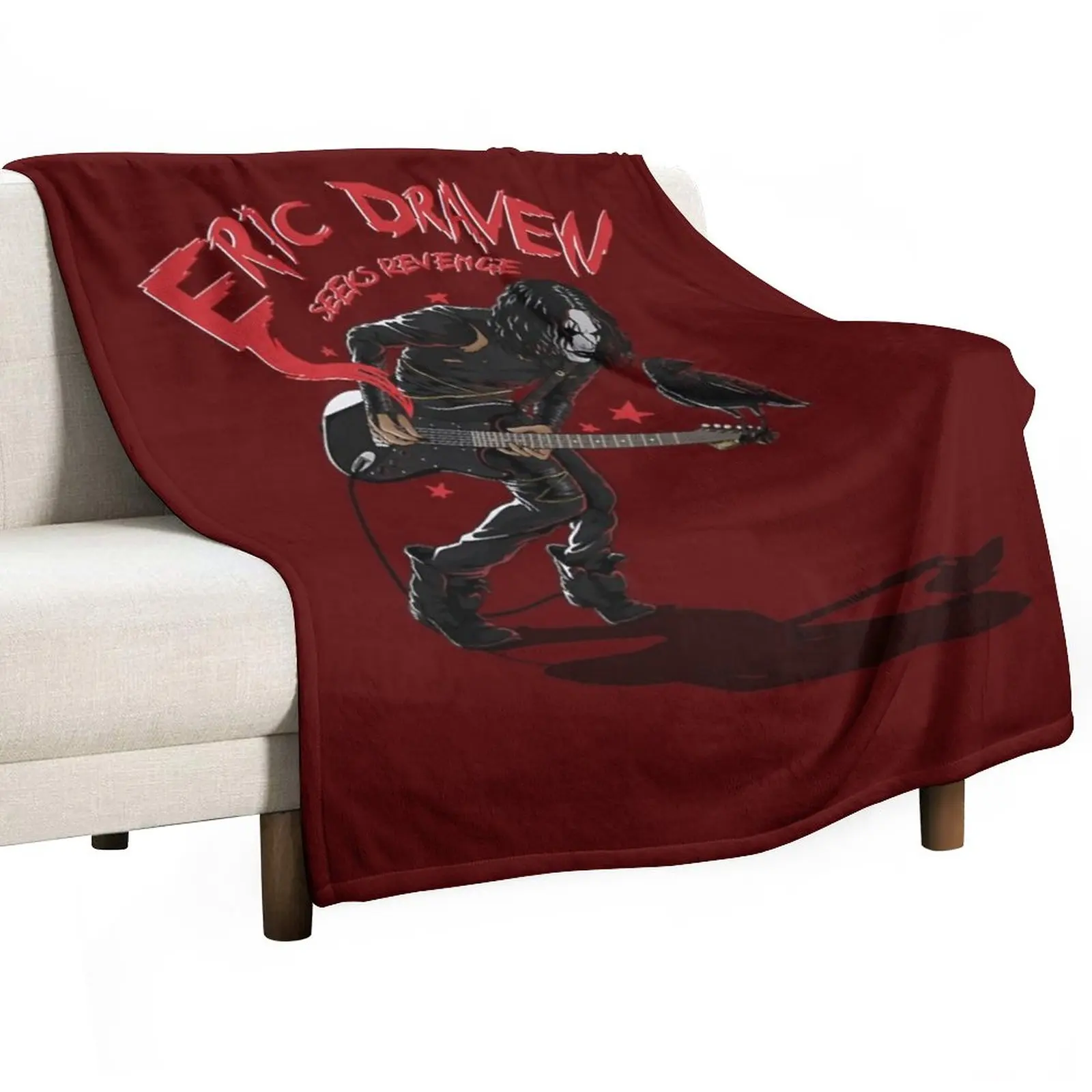 

Eric's Revenge Throw Blanket Bed covers Personalized Gift Plaid