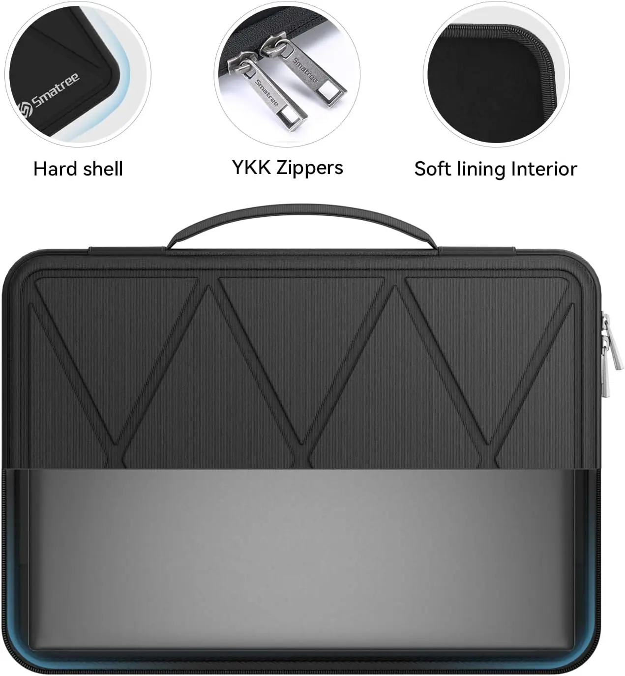 Smatree Harde EVA Beschermhoes Voor 15,6 Inch ASUS TUF Gaming F15 (2022/2021) & A15 (2023) - Waterdichte Travel Case X8288
