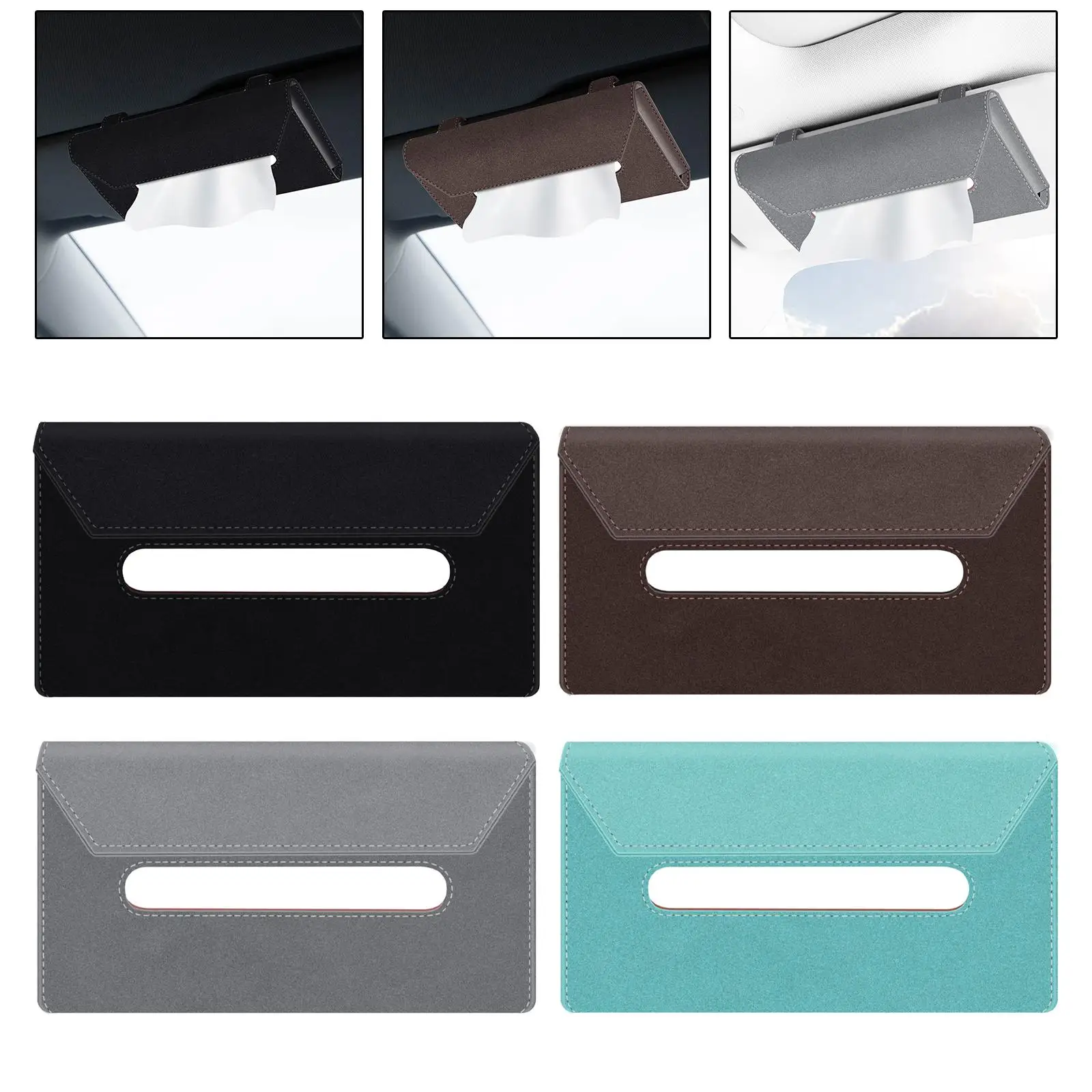 Sun Visor Napkin Holder Handy Car Visor Napkin Holder for Vehicle Truck