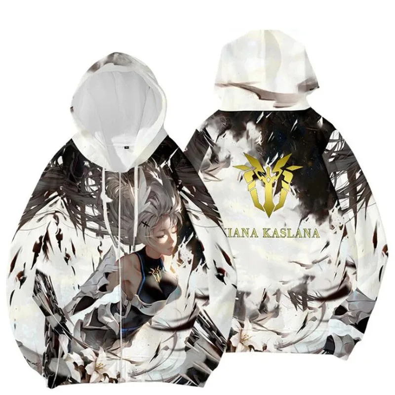 Anime Honkai Impact 3rd Cosplay Costume Kiana Kaslana Theresa Yae Sakura Seele Fu Hua Raiden Mei 3D Hoodie Zip Hooded Sweatshirt
