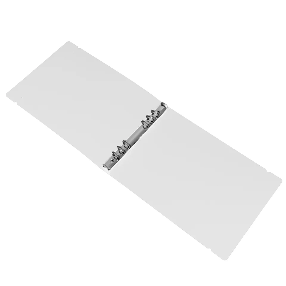 A4 6 trous blanc dossier coquille classeur couverture cahier étui en  plastique main compte dossiers produits de classement classeurs à feuilles  mobiles - AliExpress, image size:960x960