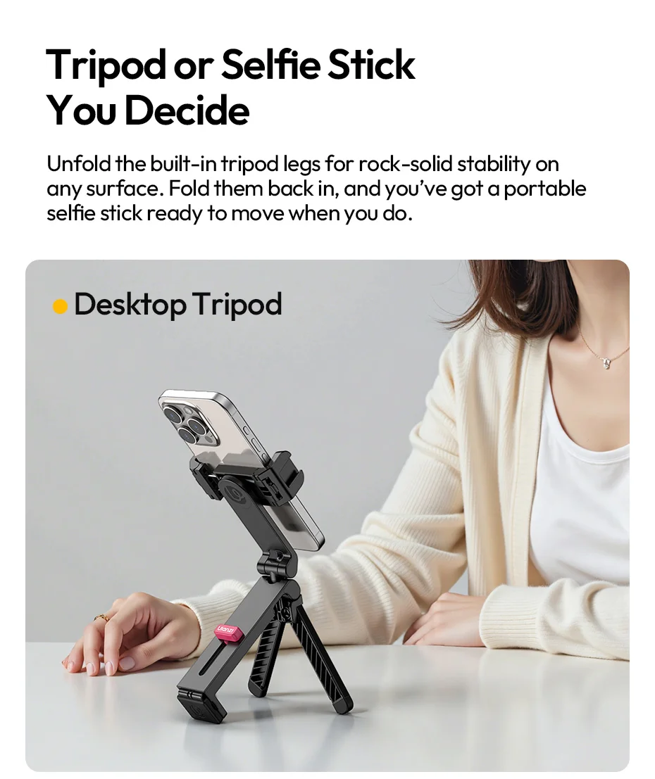  MA89 Phone Holder Mount for Smartphone Tripod Selfie Stick with 30MM Bottom Cl