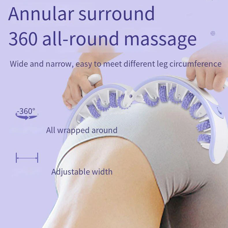 360 ° Multifunktionales, abnehmbares Massagerad für komfortables Massieren verschiedener Körperteile wie Bauch, Beine. – Detail 3
