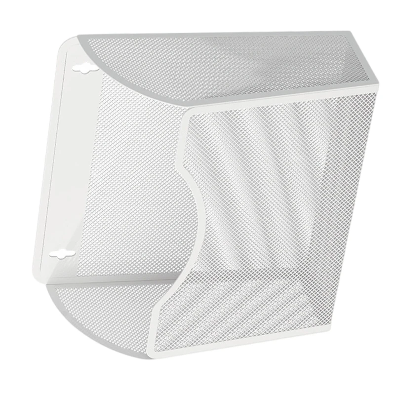 Mesh Wall Mounted File Organiser Basket for Home, book organizer