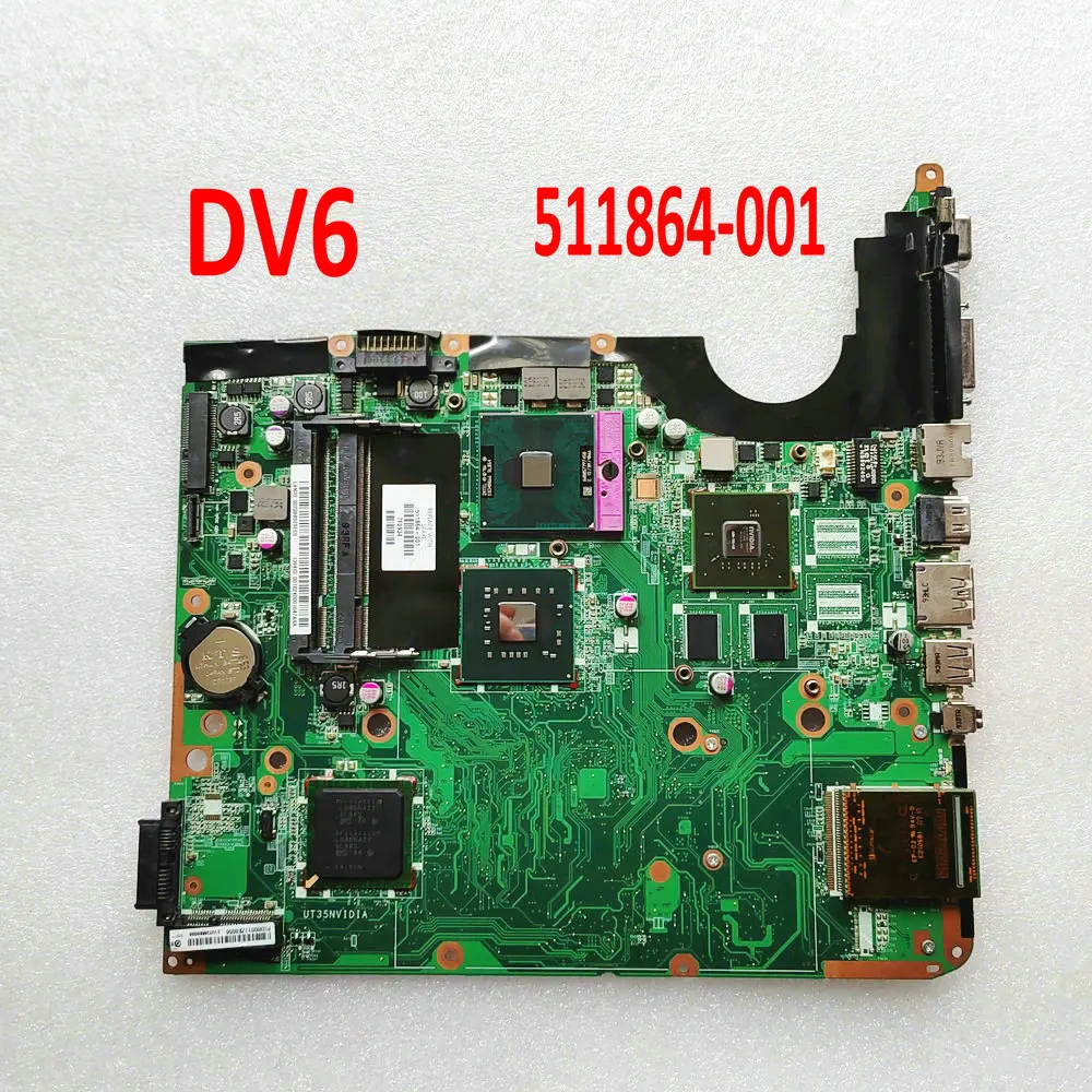 

511864-001 For HP Pavilion DV6-1000 NOTEBOOK DA0UT3MB8D0 DV6 DV6-1000 PM45 DDR2 Laptop Motherboard s478