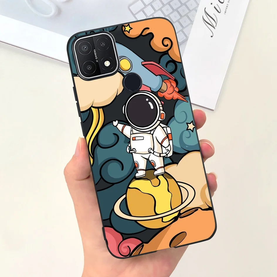 Stylish Astronaut Space Silicone Phone Case - Sleek Protection