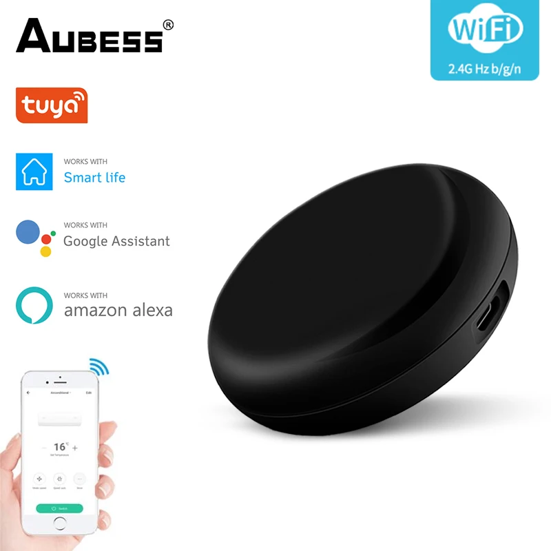 

WiFi Smart IR Remote Control For APP Tuya Smart Life Air-conditioner TV Sets Automation Controller Works With Alexa Google Home