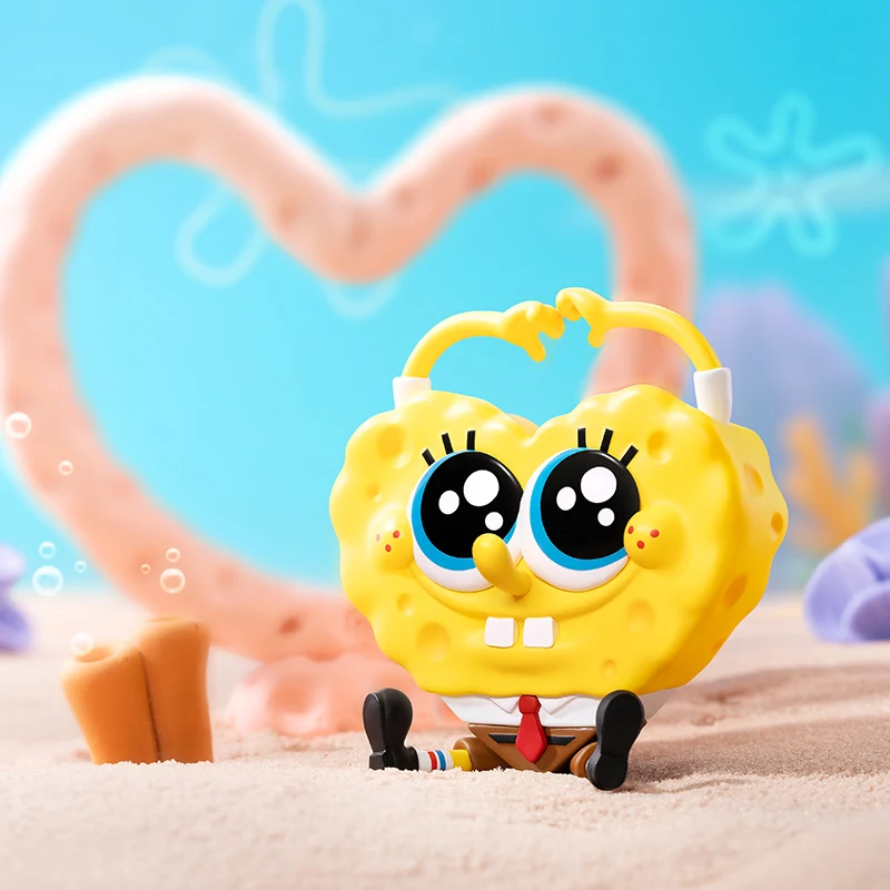 Pop mart Spongebobスクォーツミステリーボックス、アクション
