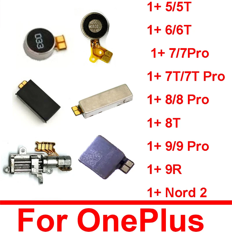Motor Vibrator For Oneplus One Plus 1+ 5 5T 6 6T 7 7T 8 8T 9 Pro 9R 1+Nord 2 Vibration Front Camera Lifter Flex Cable | Мобильные
