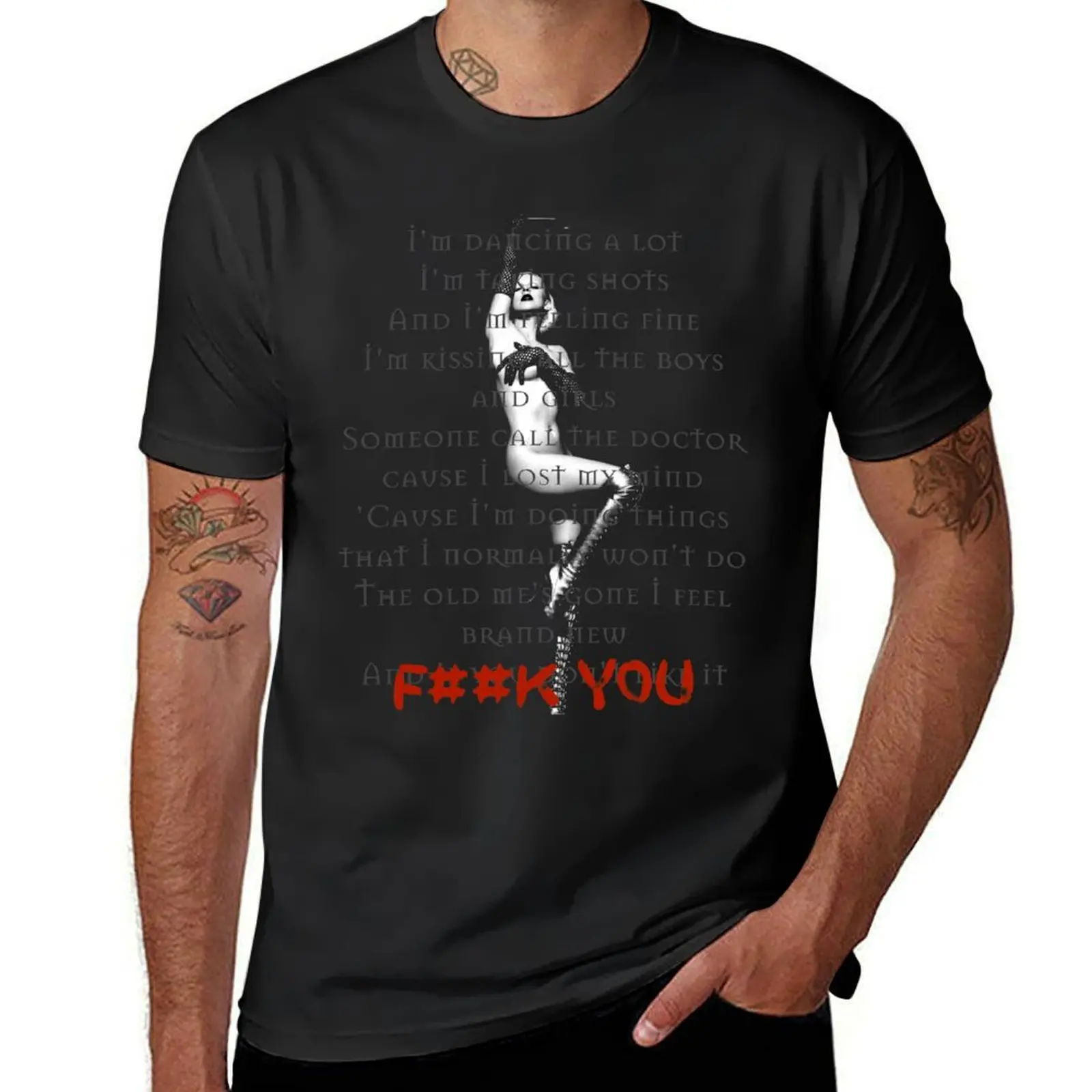 

Bionic Xtina T-Shirt blanks Aesthetic clothing heavy weight t shirts for men