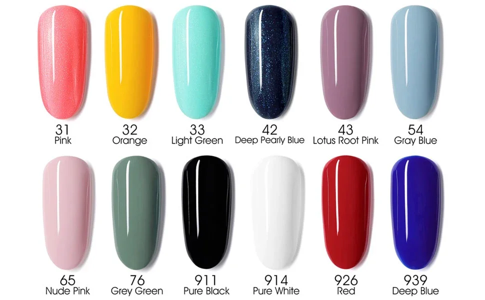 VENALISA Gummi-Basislack, Farbe für Nagelgel, Gelee, halbtransparent, für französische Nägel, Camouflage, Soak Off UV-LED-Nagelgel-Lack – Detail 20