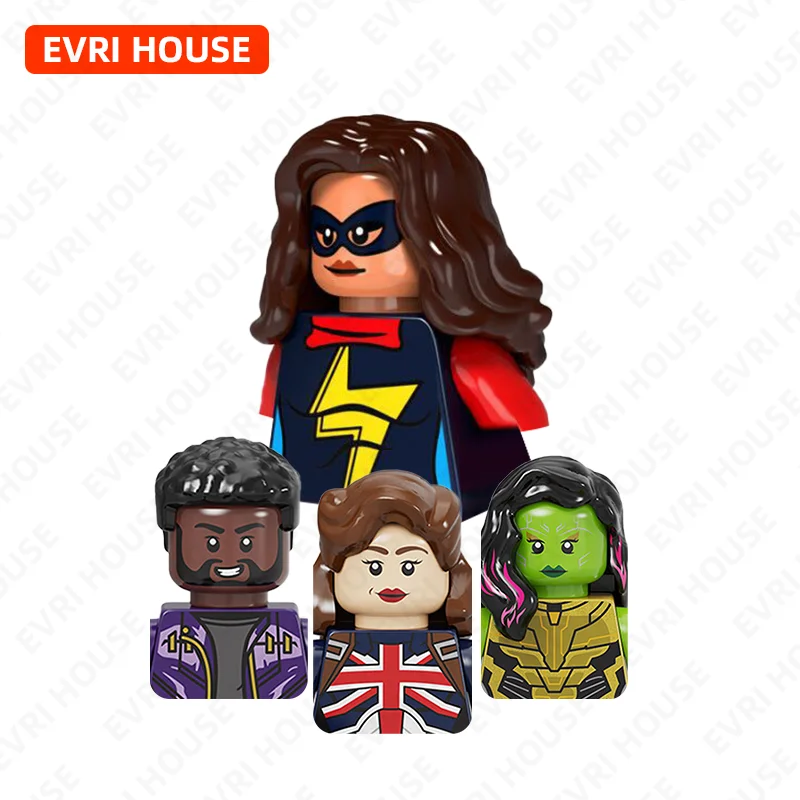 Superhero What If Captain Carter Mini Action Figures Gamora Sylvie Bricks Disney Building Blocks Toys for Children