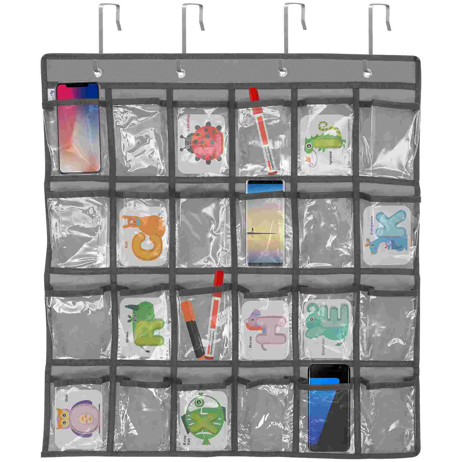 

Classroom Phone Hanging Pockets Door Hanging Pockets Cell Phones Holder Wall Door Hanging Phone Bag Cellphone Organizer