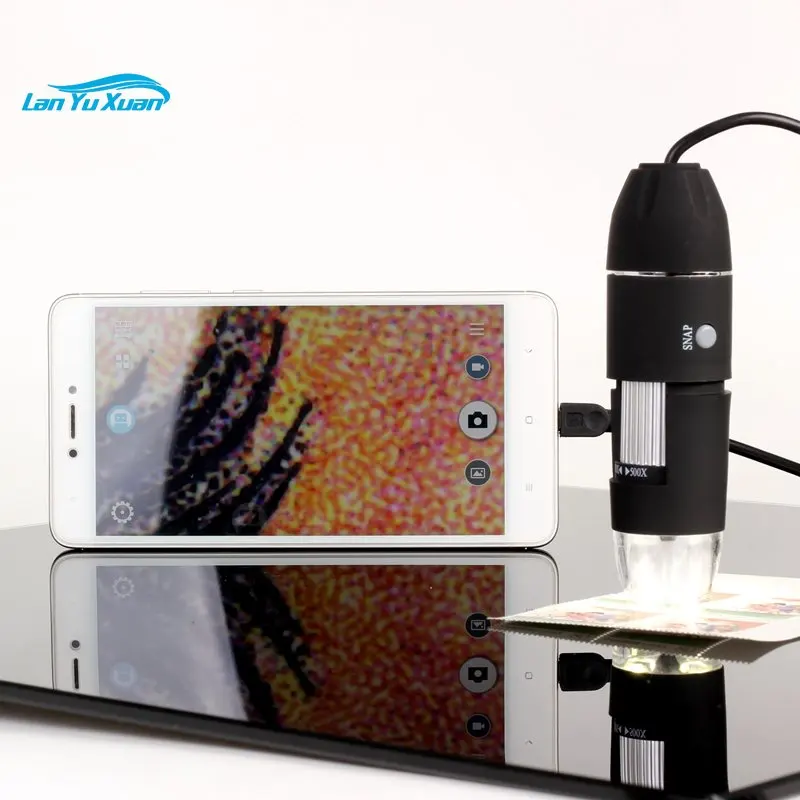 

500X 1000X USB HD высокомощный электронный микроскоп, цифровое электронное увеличительное стекло мобильный телефон компьютер