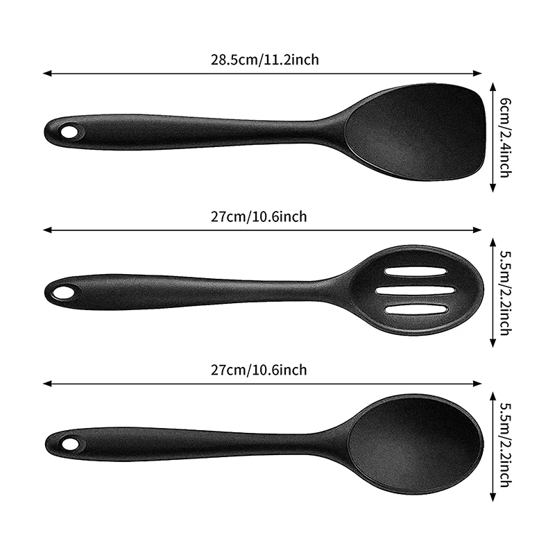 Utensilios De Cocina De Silicona Juegos De Cocina Cuchara Para Sopa Es – Alegria Del Paladar