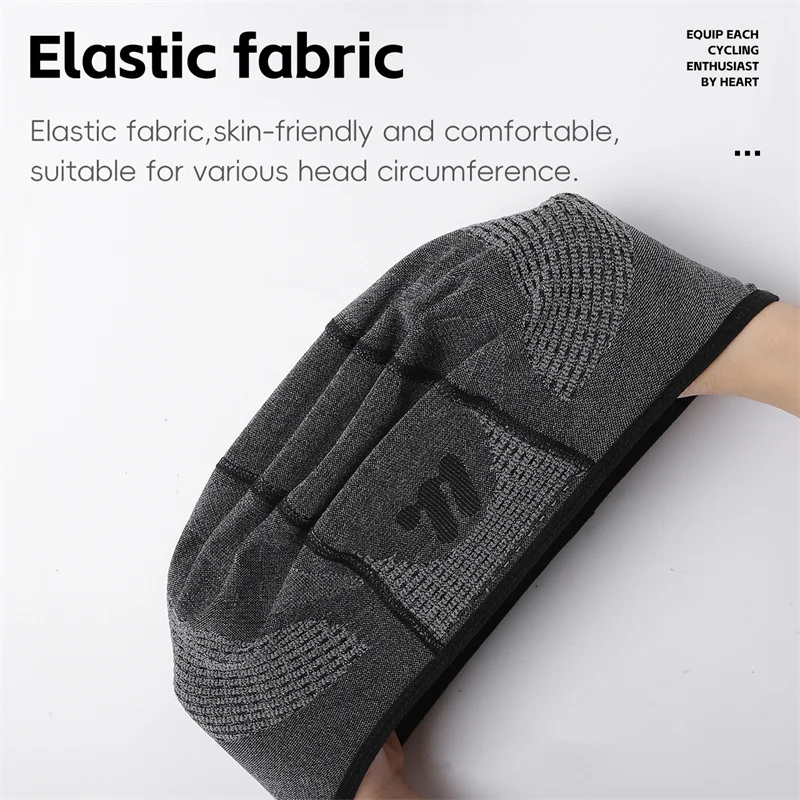 WEST BIKING Knitted Cycling Cap All-season Windproof Sports Hat High Elastic Breathable Balaclava Bike Helmet Liner Cycling Gear