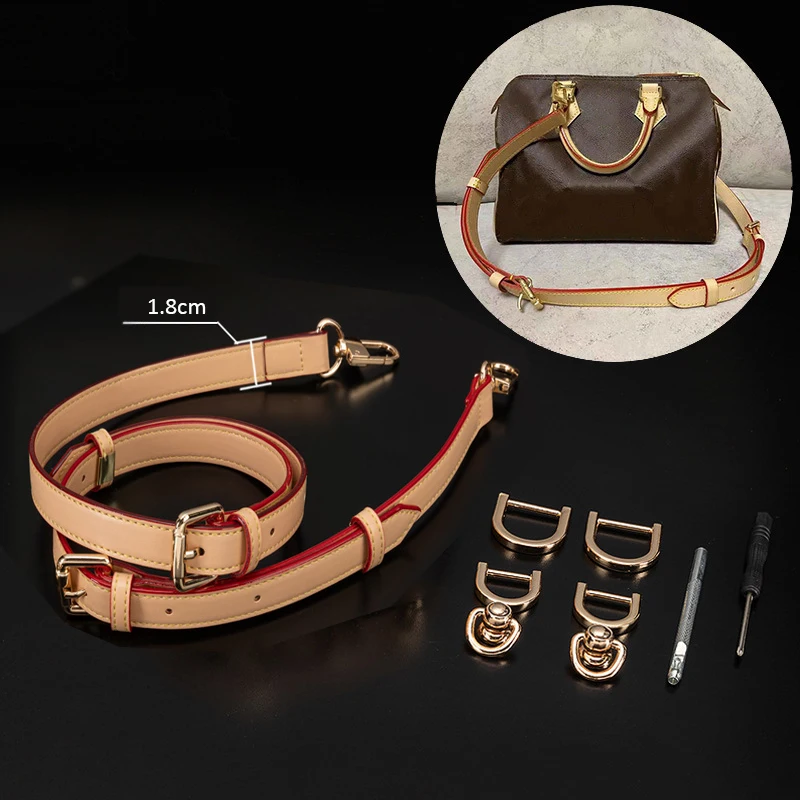 Luxury Leather Bag Strap Women Handbag Belt Adjustable Shoulder Messenger Crossbody Bag Bag Strap Replacement for Speedy25