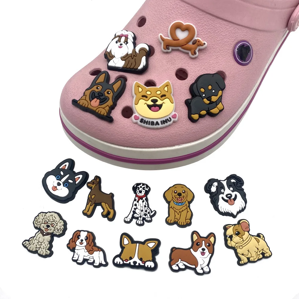 Breloques de chaussures animaux chien, épingle pour Crocs, accessoires  sabots, diapositives à bulles, décoration de chaussures, bricolage,  breloques à boucle, cadeau de fête - AliExpress, image size:1000x1000
