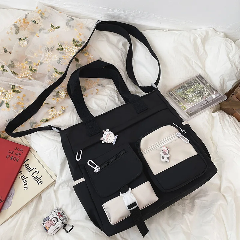 

Japanese Style School Bags For Teenage Girls Preppy Tote Bag Nylon Bag Backpack Women Shoulder Bag Mochila Feminina Bagpack Sac
