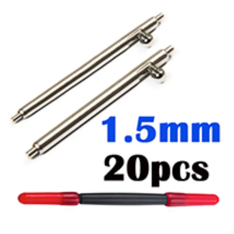 20pcs Quick Release Link Pins for Watch Straps - Assorted Sizes