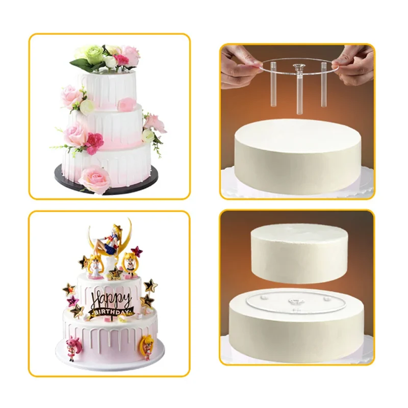Cake Stand Multi-Layer Support Frame Practical Mold Round Dessert Spacer Piling Bracket Kitchen DIY Decor Tool