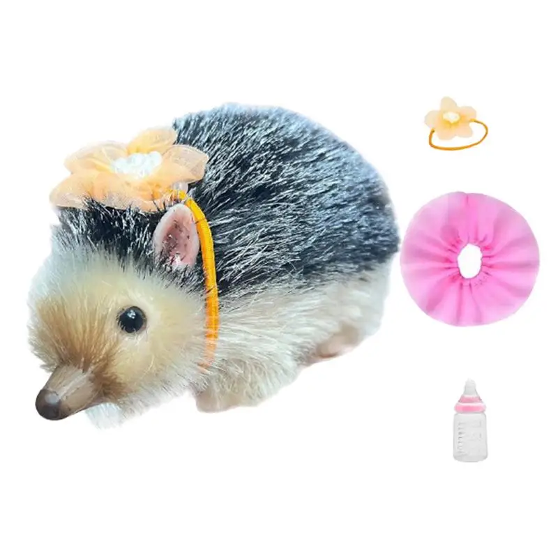 

5-дюймовый миниатюрный силиконовый мягкий реборн с животными, силиконовый Реборн, спутник ежика, куклы-животные с игрушкой