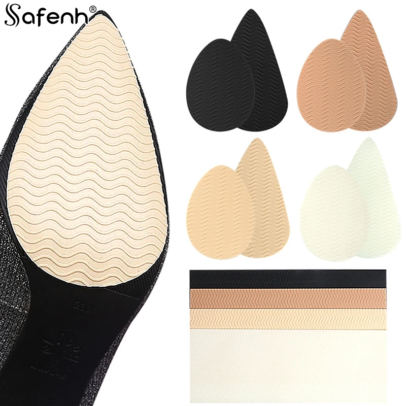 

1/2PCS Unisex Sole Non-slip Sticker High Heel Forefoot Anti-skid Pad Sole Noise-absorbing Wear-resistant Anti-slip Foot Pad