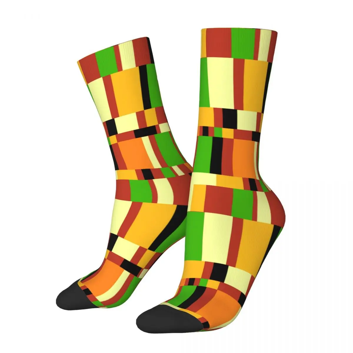 

Africa Indian Stripe Design All Season Socks Accessories for Men Flexible Sock