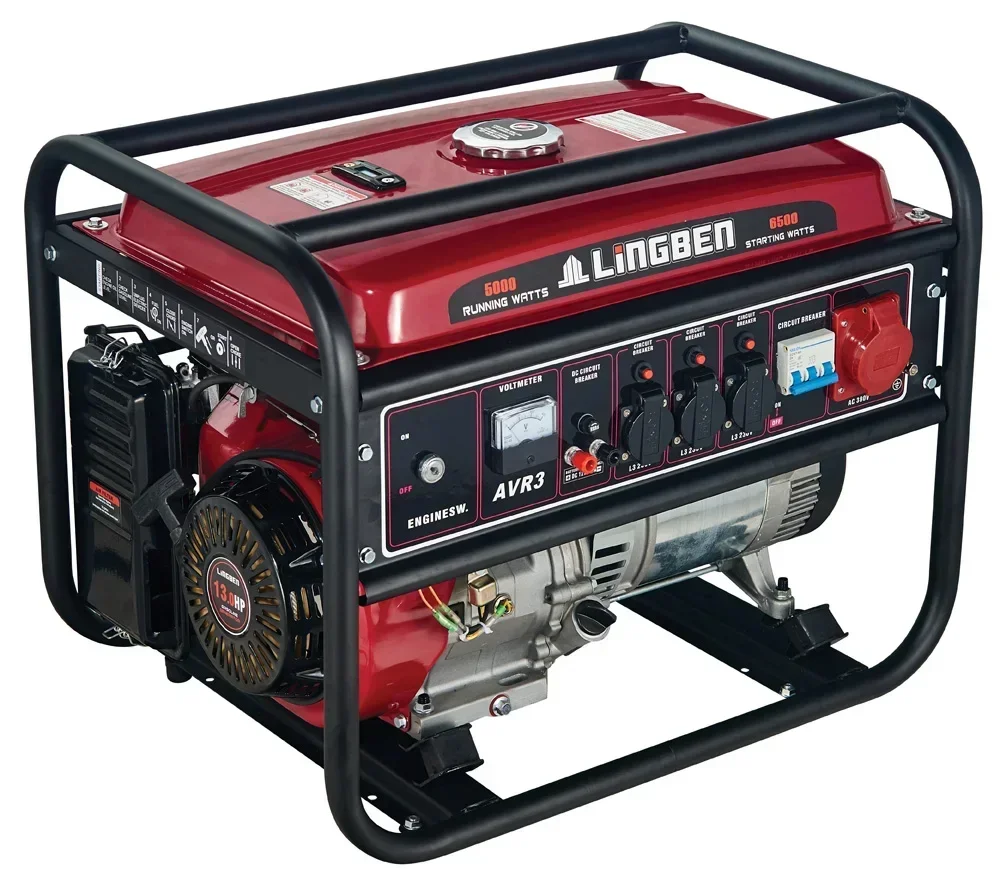 For China 8500w 8.5kva 5kw Generator 3-phase Silent Ac Style Power 7500w Gasoline Generator Single Phase Alternator 3kw