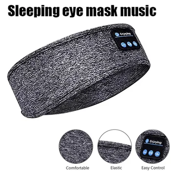Wireless Bluetooth Headband Sleeping Headphone Sport Earphone With Mic Stereo Speakers Eye Mask For Android iPhone Laptop Tablet 1