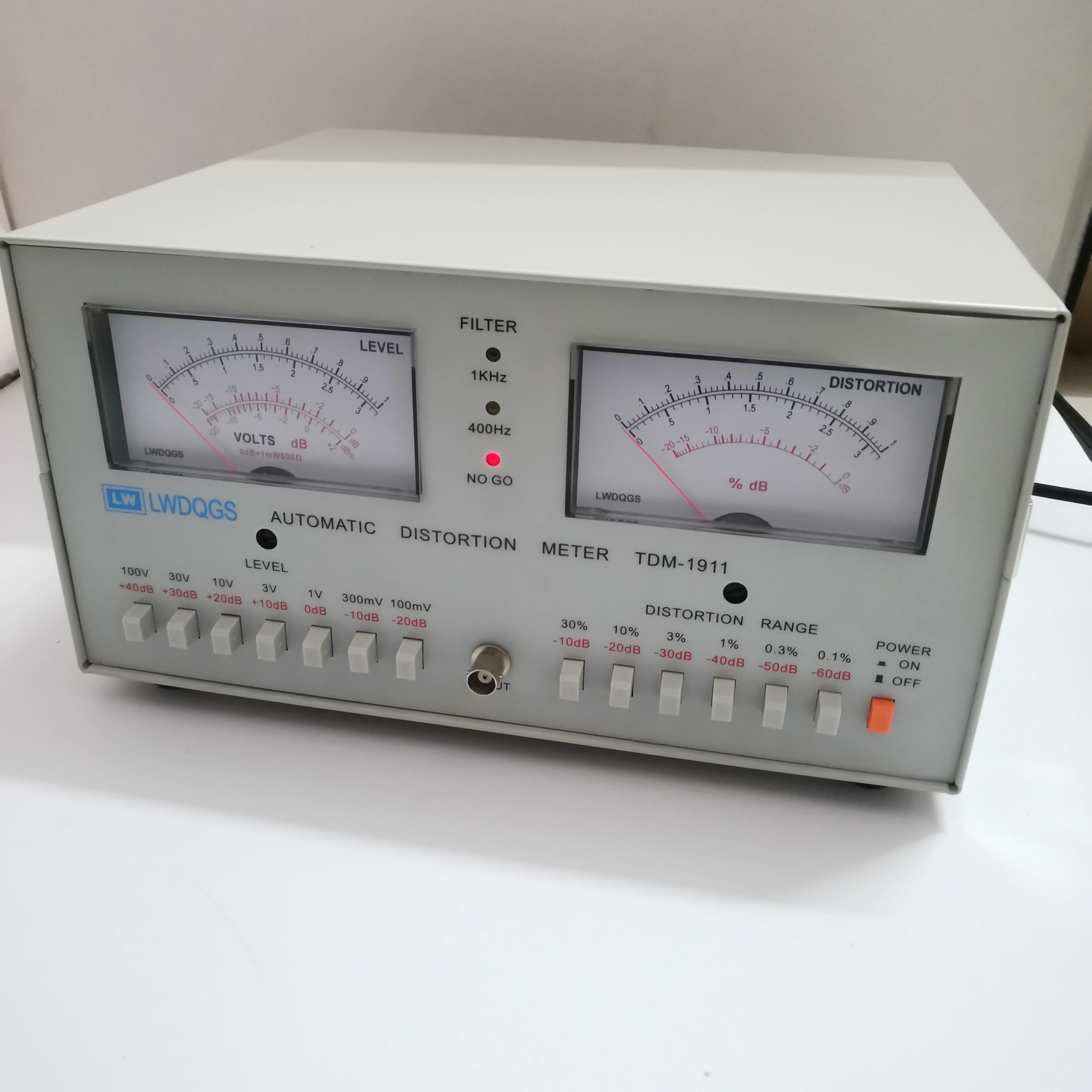 TDM-1911 Automatic Audio Distortion Meter | 0.01%-30% THD Analyzer | High-Precision Signal Tester for Speaker & Headphone detail image 4