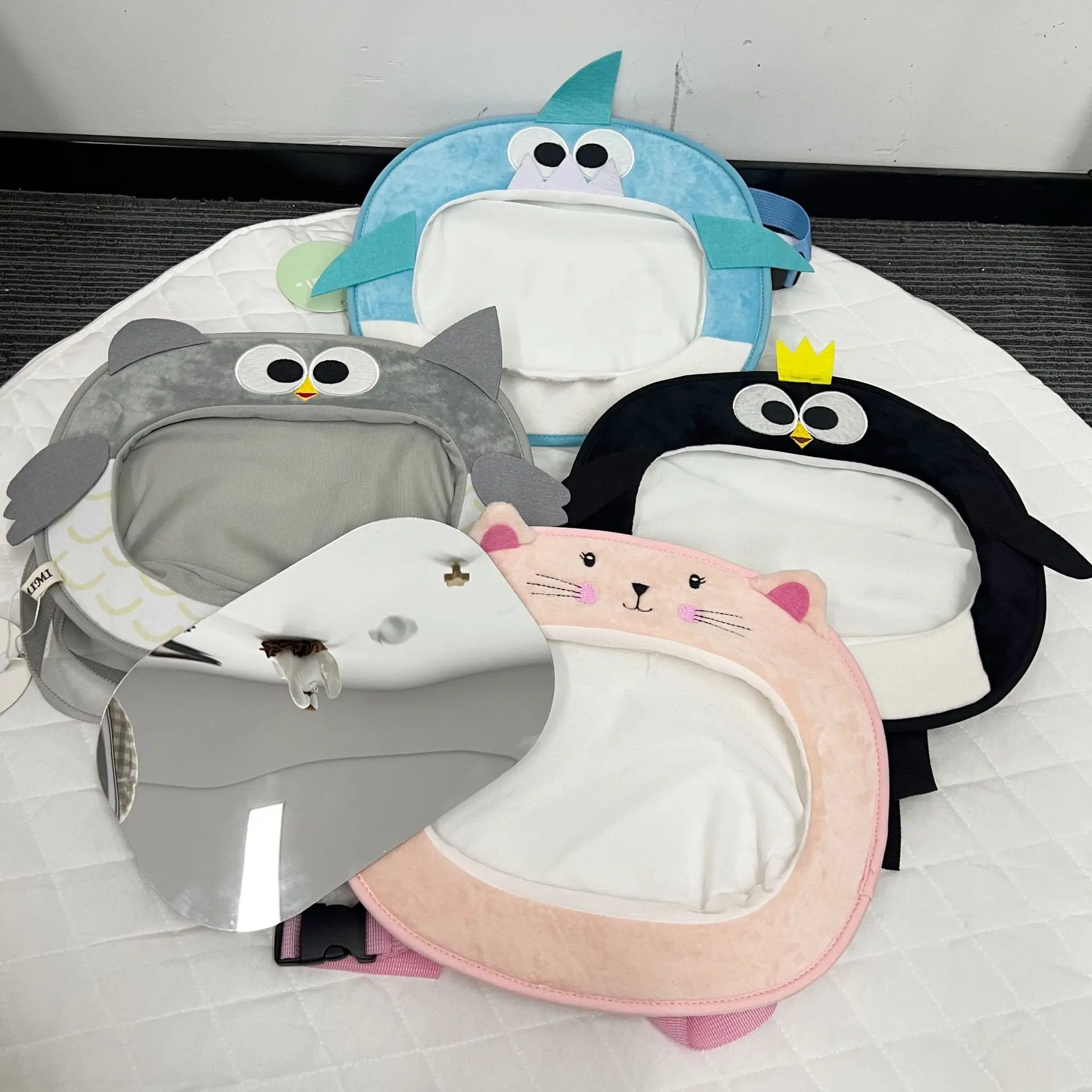 Baby observation mirror reflector in car child safety seat rearview mirror car observation hanging decoration