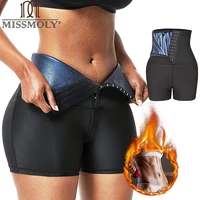 MISSMOLY sueur chaude Sauna culotte corps Shaper Shorts perte de poids minceur Shapewear taille formateur ventre contrôle Thermo Leggings 1