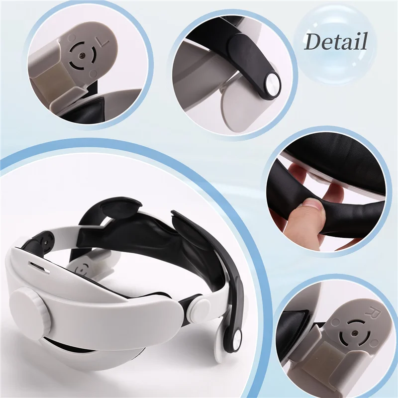 Meta Quest 3 컨트롤러 커버용 Halo 스트랩 Quest 3 액세서리 A용 렌즈 캡 차광, 코 패드 및 페이스 커버