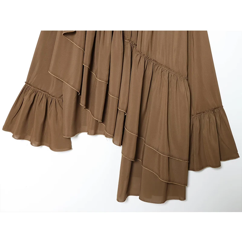 Women's Blouse Chiffon Ruffle Casual Blouses Woman Long Sleeve Shirt And Blouse Spring Elegant Blouses For Women New