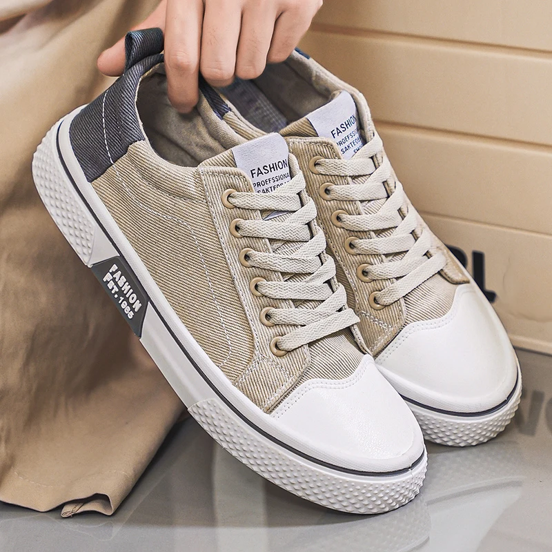 Skateschuhe, flache Low-Top-Schuhe für den Sport, dünne Canvas-Schuhe für den lässigen Sommer. Komfortabel. Leichtgewichtig. Atmungsaktiv. Herrenbekleidung – Detail 9