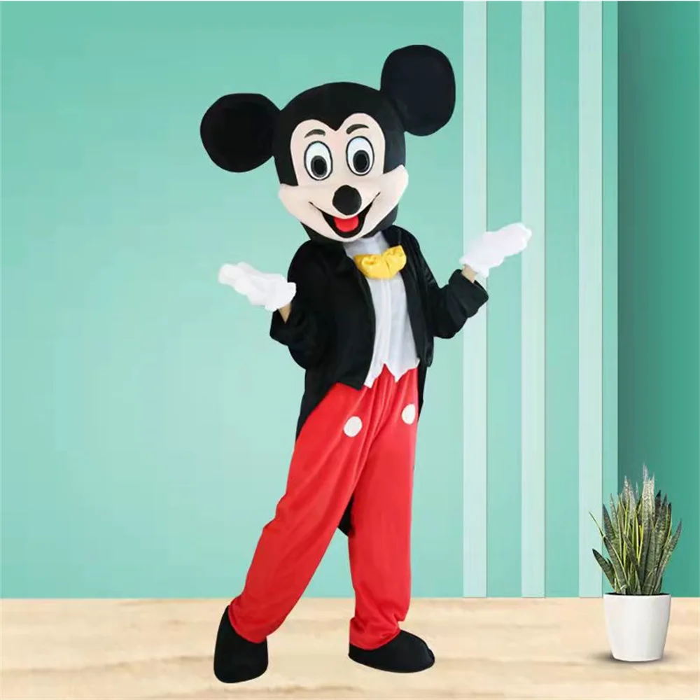 mascotte Mickey Mousse Latex Costume professionnelle de luxe cosplay  Disneyland
