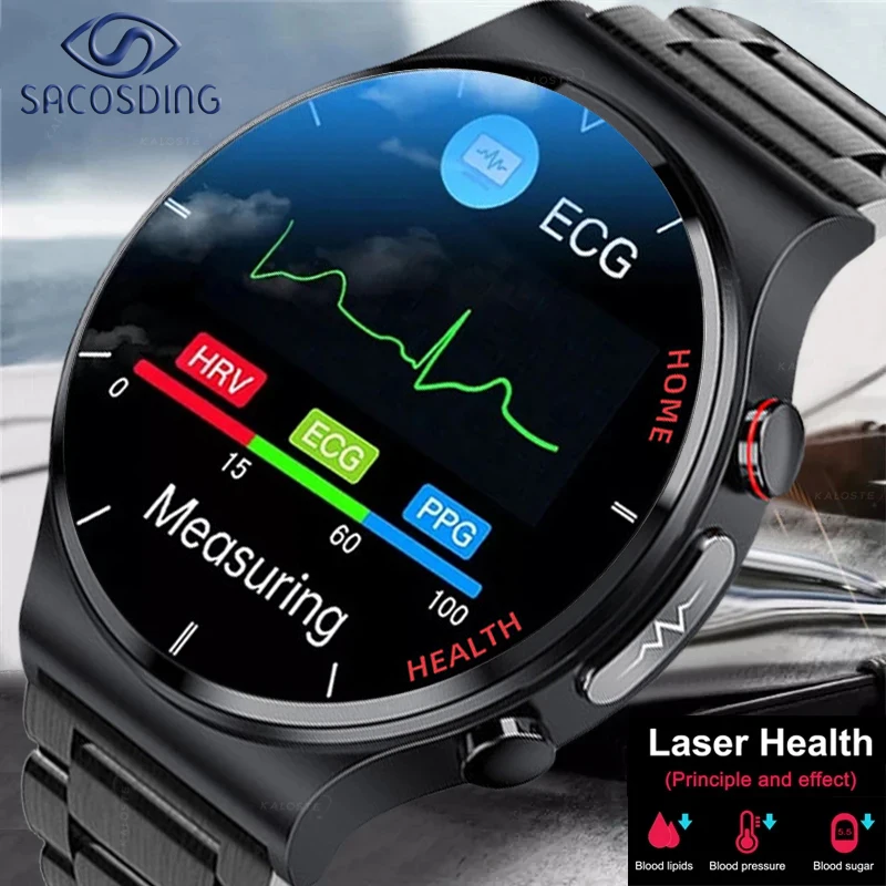 Smart Watch Ecg Oxygen Smart Watches Men Oxygen Blood Smart Watch