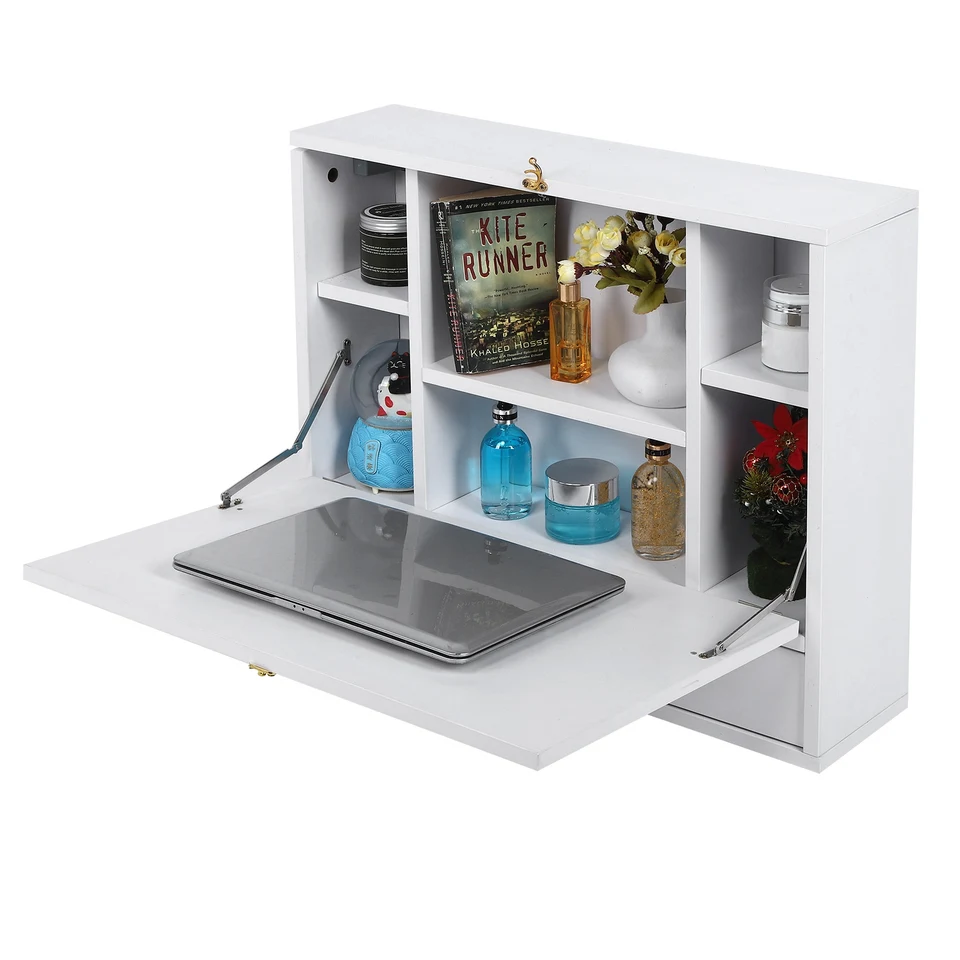 Wall Mounted Multifunctional Foldable Computer Desk