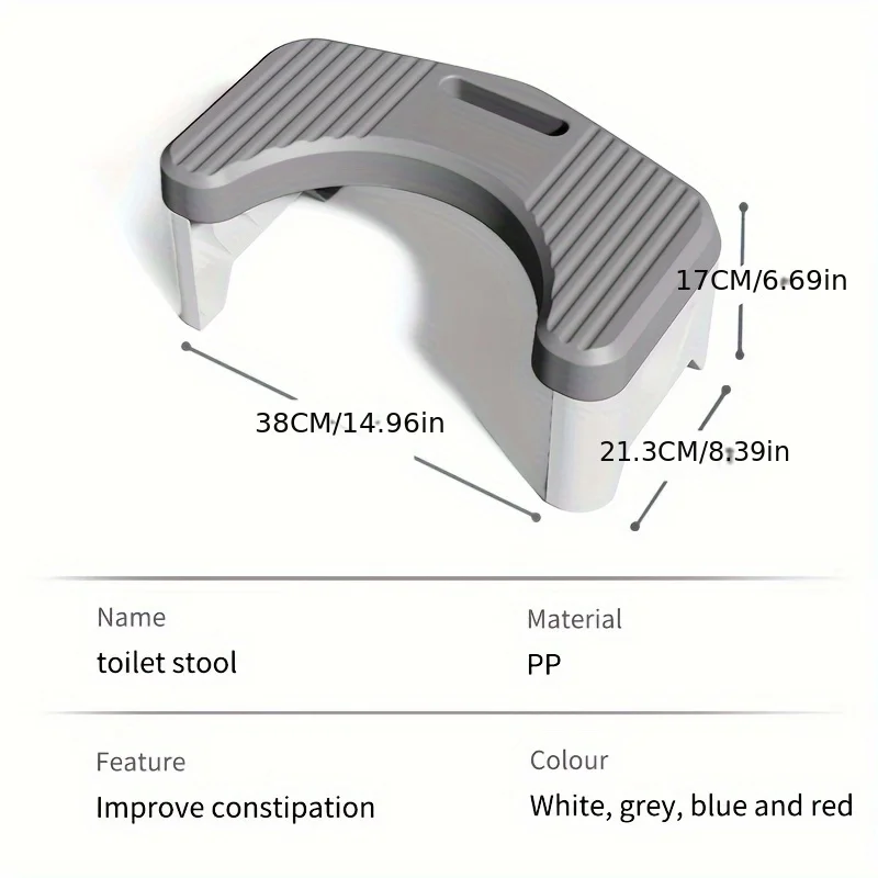 “Ergonomic Squat Toilet Footstool” 4