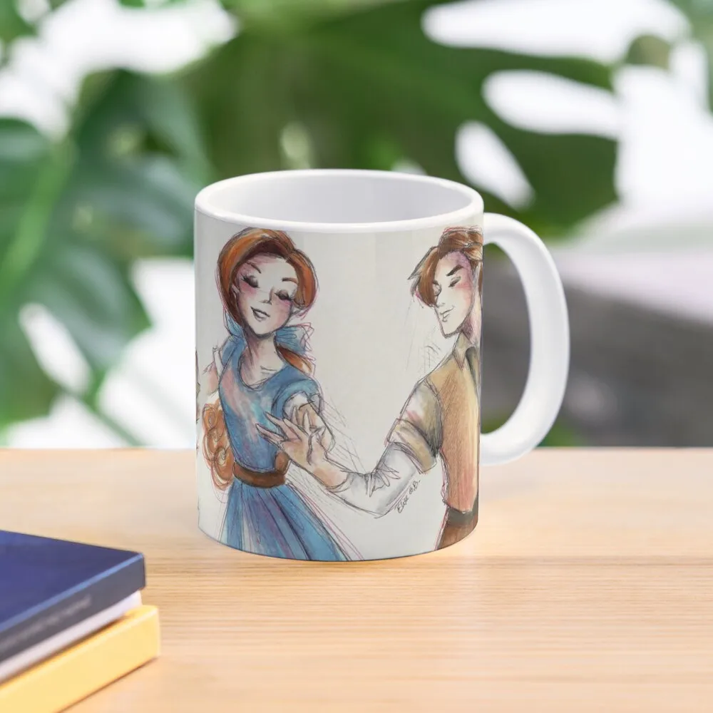 

Anastasia and Dimitri Coffee Mug Ceramic Cups Creative Thermal Cups For Original Breakfast Cups Mug