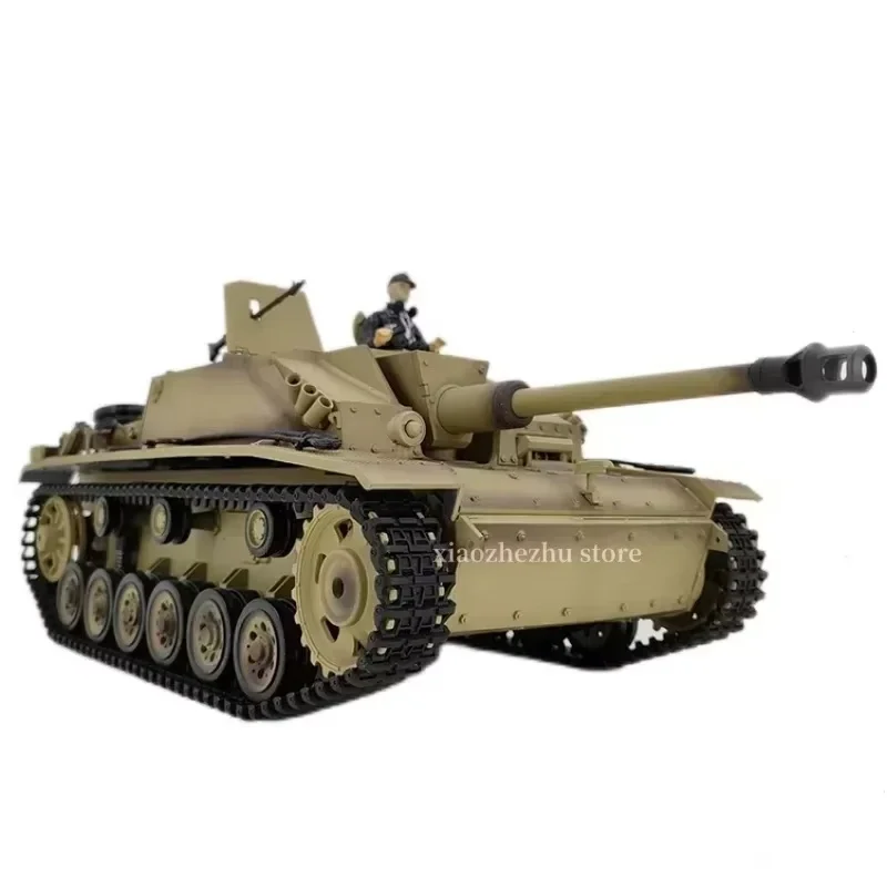 Genuine Henglong Remote Control Tank 3868 Rc 1:16  German No.3 F-8 Electric Assault Gun Tank Model Toys Chidren Birthday Gifts 3