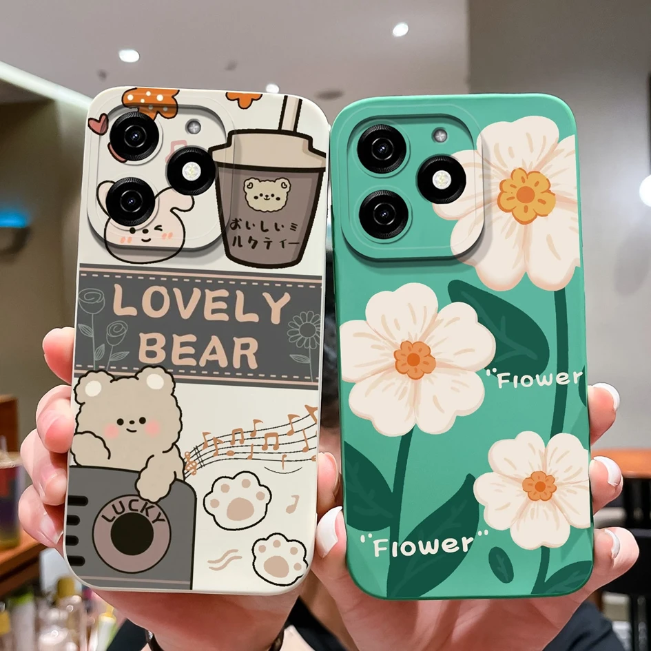 Stylish Butterfly Silicone Phone Case - Cute Matte Protective Cover