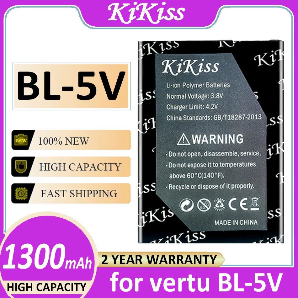 Batteria Bl-5Cv Bl-4Cv 1300Mah Per Vertu Bl-5V Bateria