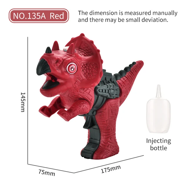 Children Electric Spray Dinosaur Spray Gun Net Red Tyrannosaurus Three Horned Dragon Animal Baby 2 Years Old Boys And Girls Toys 6