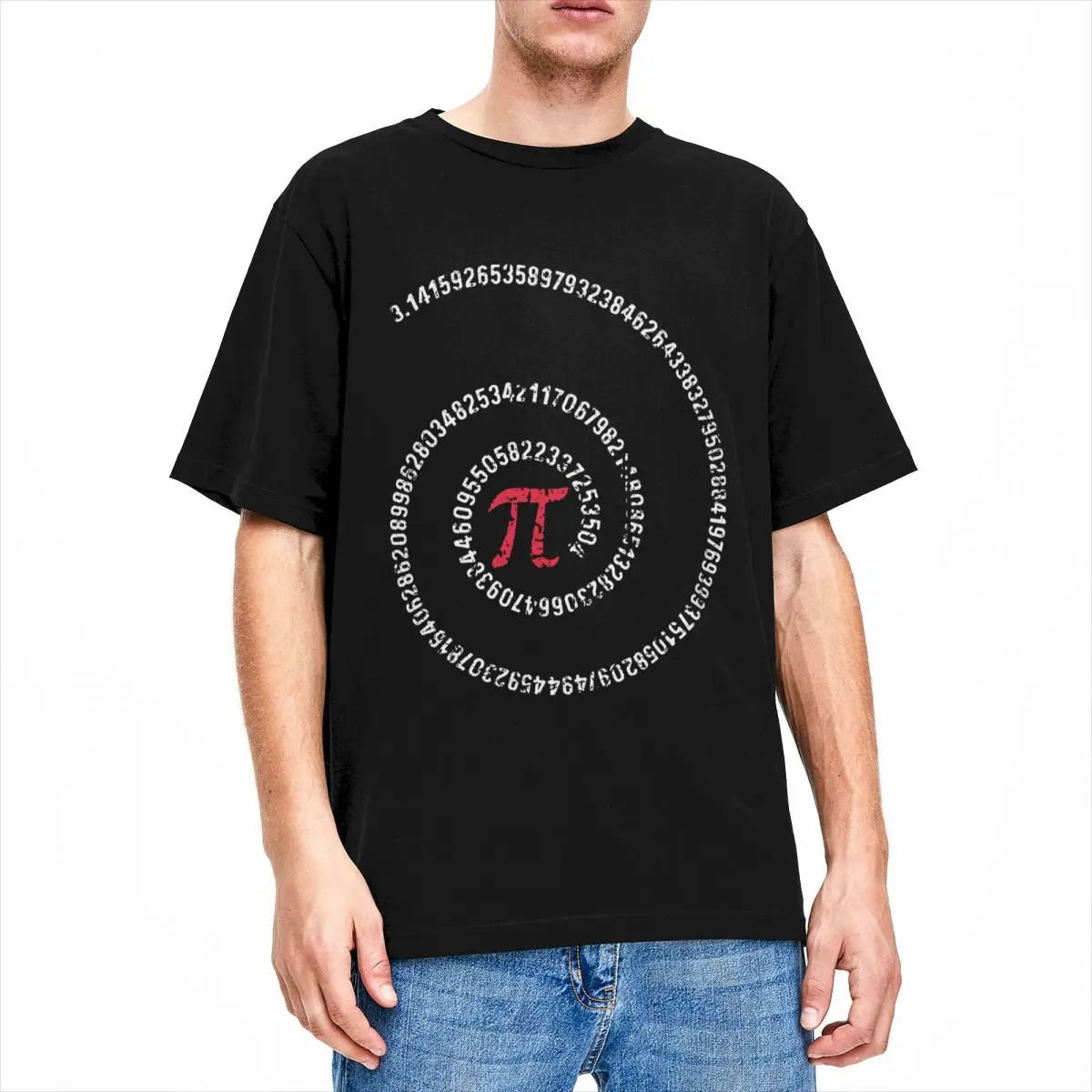 

Футболка Fibononacci Happy Pi Day 3,14, мужская и женская хлопковая Винтажная Футболка 14 марта, топы с коротким рукавом и принтом