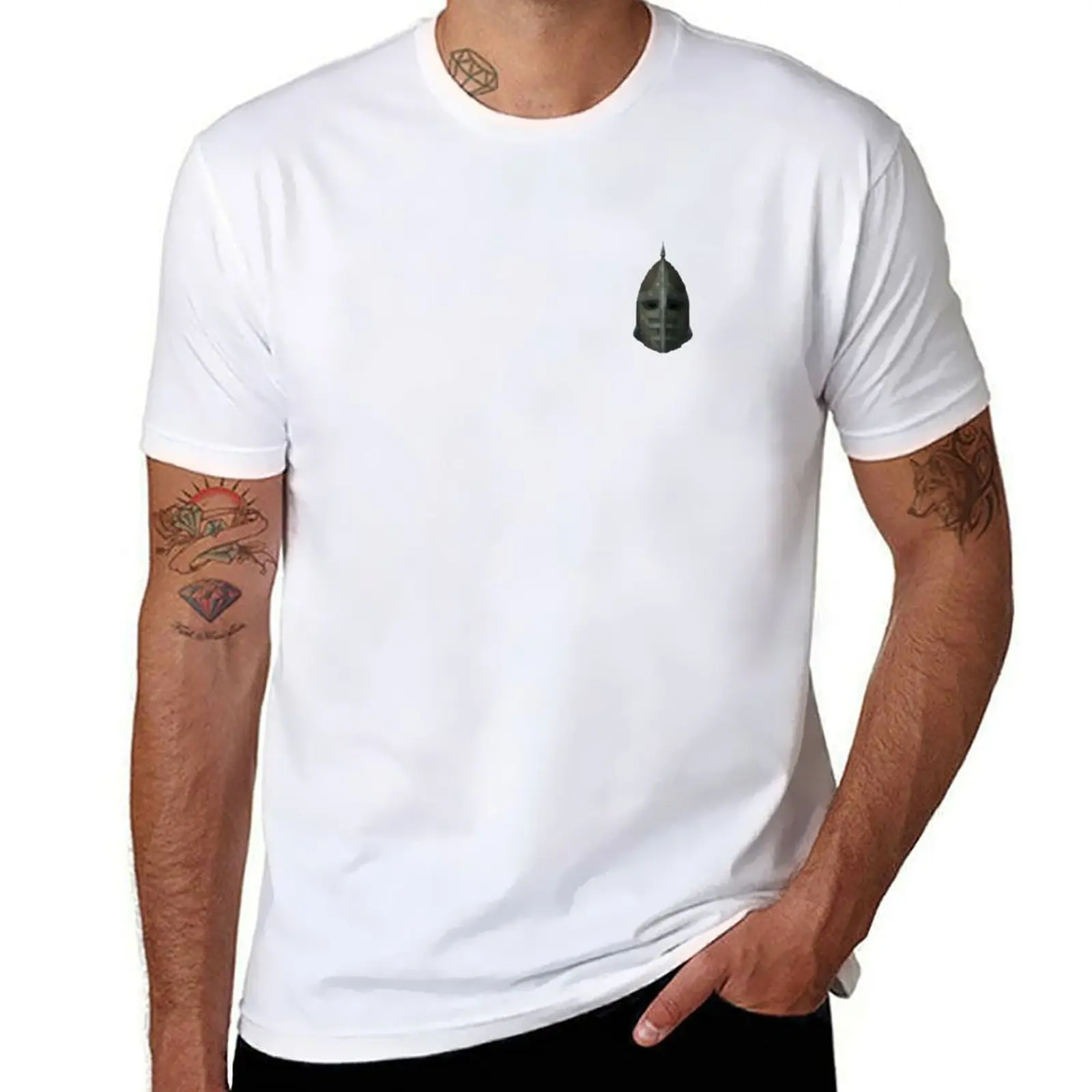 

Whiterun Guard Helmet T-shirt quick-drying Blouse plus sizes boys whites men clothes